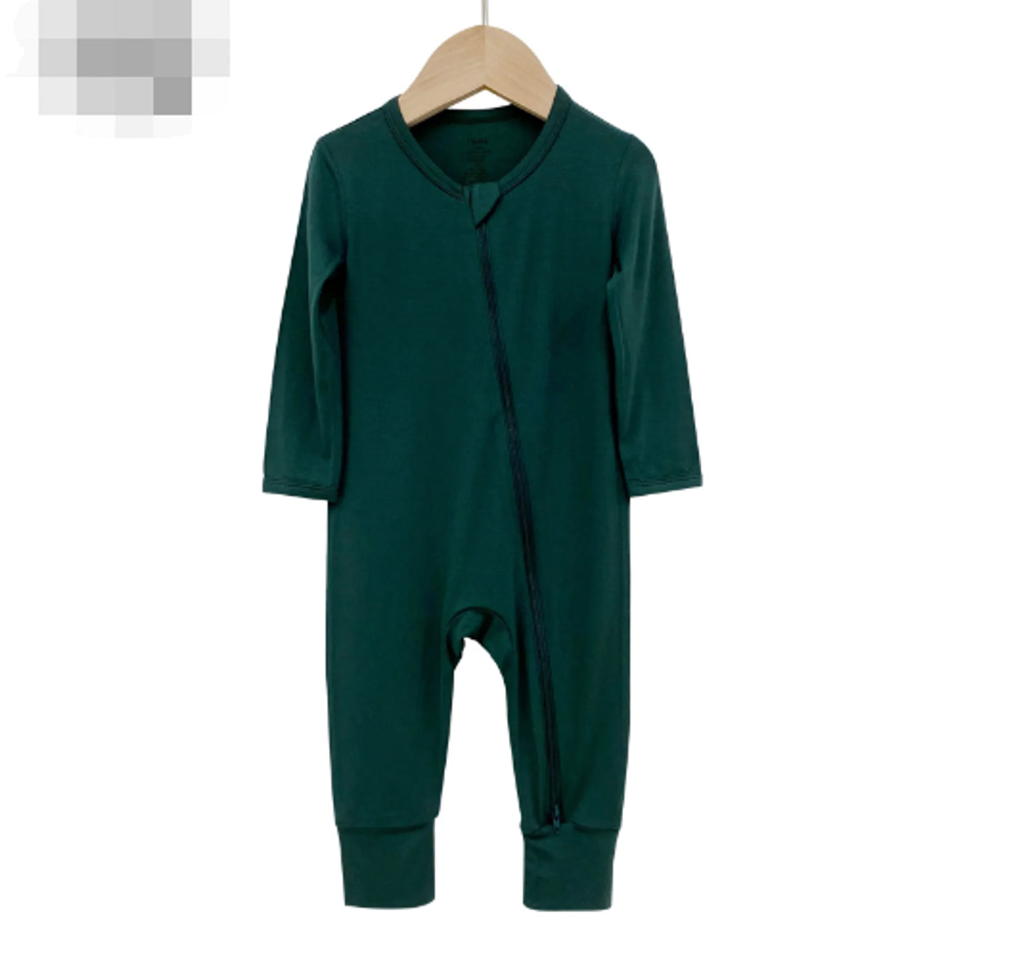 Bamboo Fiber -Baby Romper met ritssluiting