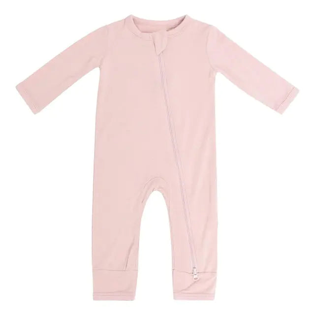 Bamboo Fiber -Baby Romper met ritssluiting